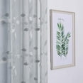 thumbnail image 5 of Yesfashion Sheer Curtains, 2 Panels Leaf Embroidery Sheer Curtains, Textured Solid Grommet Voile Curtains for Living Room Bedroom, 5 of 7