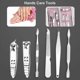 thumbnail image 4 of Nail Clipper Set Professional 15 Pcs Manicure Pedicure Set Eyebrow Shaping Grooming Kit Ear Cleaning Compact Travel Case, 4 of 4