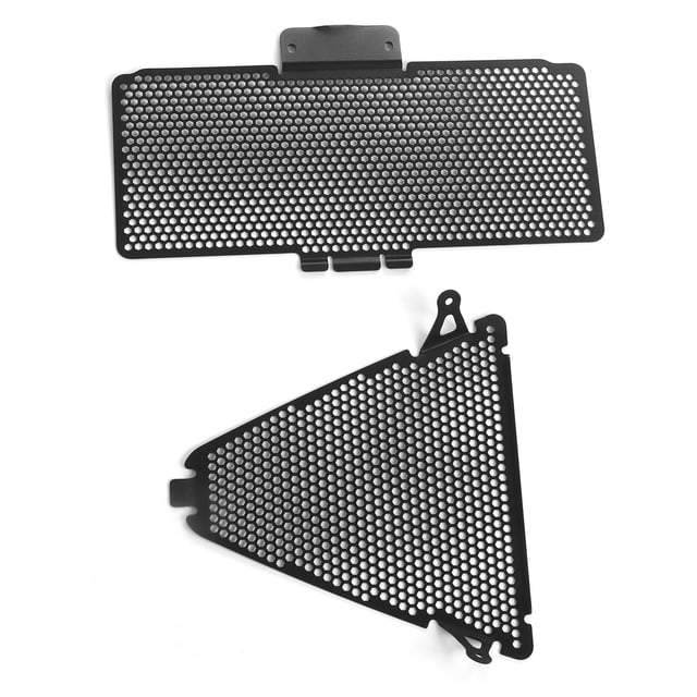 Guardia Del Radiador Inferior, Aleación de Aluminio Negro de Alta Resistencia Ligera Liviana Motorbiker Radiador para autocycle