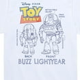 thumbnail image 3 of Toy Story 4 - Buzz Sketches - Toddler & Youth Short Sleeve Graphic T-Shirt, 3 of 5