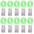 thumbnail image 1 of Tira de luces LED de alambre de cobre, 10 piezas, 1M, 2M, 3M, 5M, 50LED, iluminación de vacaciones, hadas para guirnalda de árbol de Navidad, decoración de fiesta de boda, 1 of 4
