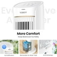 thumbnail image 5 of TOSOT Tower Fan Oscillating 80°, Cooling Fan with 2 Ice Packs, CFM 360m³/h, 3 Speed Quiet Fan with Remote Control, 7 Hours Timer, Humidifiers with Removable 4L Water Tank, Floor Fan for Home Bedroom, 5 of 9