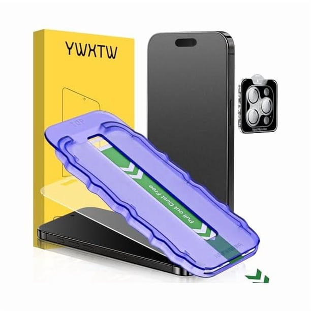 Chenchen 2 Pack Matte Screen Protector for iPhone 16 Pro 6.3 Inch + 1 Set Camera Lens Protector, Anti Glare Anti Fingerprint 16 Pro Glass Screen Protector, Bubble Free, Smooth as Silk