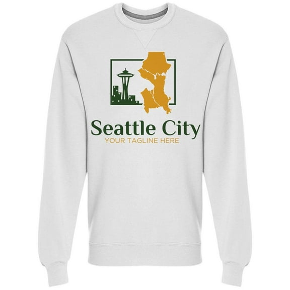 Seattle, City. Sweatshirt Men -Image by Shutterstock, Male Medium