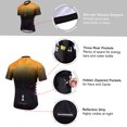 thumbnail image 3 of Yeacher Men's Summer Short Suits Cycling Set Cycling Jersey with 5D Padded Riding Shorts Quick Dry Breathable Cycling Jersey Set for Outdoor Sport Cycling Biking, 3 of 7