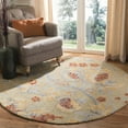 thumbnail image 2 of SAFAVIEH Blossom Jada Floral Flowers Wool Area Rug, Beige/Multi, 5' x 8', 2 of 10