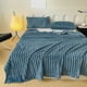 thumbnail image 1 of Manta De Franela Polar, Funda De Sof Suave a Rayas, Manta De Cama Clida De Microfibra Acanalada, Decoracin Acogedora Para Todas Las Estaciones, Para Sala De Estar, Tela Duradera, Ukhbmc, 1 of 9