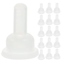 PBPBOX 50pcs Calf Milk Pacifier Nipple for Pet Feeding Silicone for Small Pets