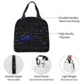 thumbnail image 7 of Ratiio Mathematica Science Print Lunch Bag Lunch Box Insulated Lunch Bag Adult Lunch Box for Men and Women, 7 of 7