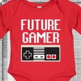 thumbnail image 4 of Inktastic Future Gamer. Boys or Girls Long Sleeve Baby Bodysuit, 4 of 5