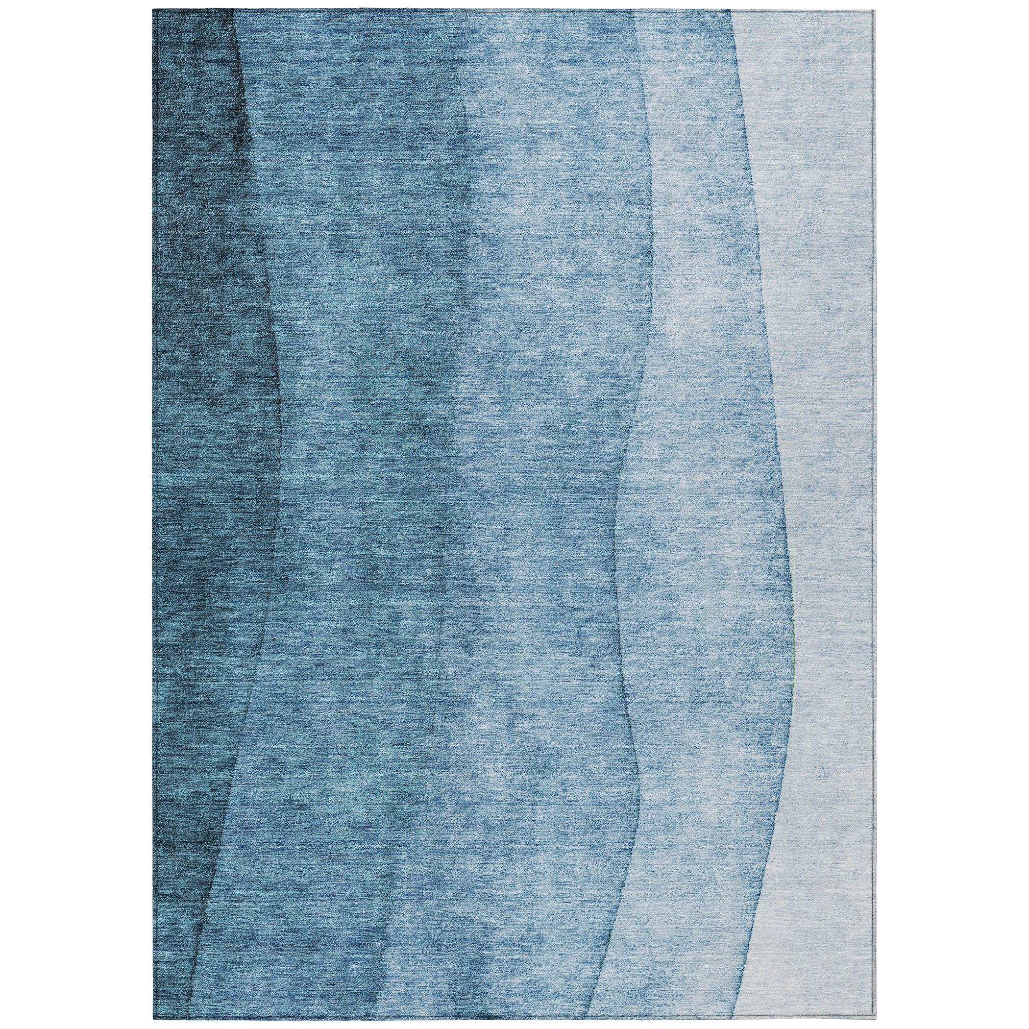Addison Rugs Chantille Indoor/Outdoor Transitional Ombre Blue Washable Rectangle Rug, 2'6" x 3'10"