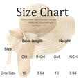 thumbnail image 3 of Sun Hats for Women Floppy Foldable Ladies Women Beach Sun Hat Beige Wide Brim Beach Hats for Women, 3 of 4