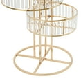 thumbnail image 4 of Elegant 5-Tier Gold Crystal Flower Stand for Weddings and Events, 4 of 20