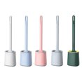 thumbnail image 4 of Toystoory Cepillo de baño 3 en 1, cepillo de baño sin perforaciones montado en la pared, herramienta de limpieza de mango largo, cepillo de baño Suministros de limpieza para el hogar rosado Toystoory HA005929-03B, 4 of 6