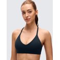 thumbnail image 3 of CRZ YOGA Butterluxe V Neck Racerback Sports Bra For Women, 3 of 6