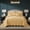 Honey Gold, variant on HZ & HY Oversized King Bedspread, Quilted Coverlet Bedding Set, Lightweight Thin Comforter, Reversible, Luxurious, 5 Piece, 100% Microfiber, Honey Gold