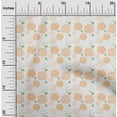 thumbnail image 2 of oneOone Velvet Orange Fabric Floral Sewing Craft Projects Fabric Prints By Yard 58 Inch Wide, 2 of 4