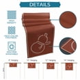 thumbnail image 6 of Red Brown Cute Gourd Table Runner 70 Inches, Geometric Modern Abstract Art Bed Runner Dresser Scarves Tabletop for Indoor Outdoor Parties/Ceremony/Banquet, 13" x 70", 6 of 9