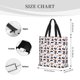 thumbnail image 3 of Disketp Pirate Theme Bolsa Tote de Lona para Mujer, Bolso de Hombro y Cruzado con Cierre de Cremallera, 3 of 7