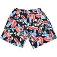 thumbnail image 2 of SWSMCLT Men's Drawstring Swim Trunks Comfy Fashion Elastic Waist Swim Shorts Mid Rise Elastic Printed Orange Small, 2 of 4