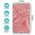 thumbnail image 5 of Boho Retro Floral Pet Feeding Mat-Abstract Art Pattern Absorbent Pet Placemat for Food and Water Bowl, with Waterproof Rubber Backing, Quick Dry Water Dispenser Mat for Dog and Cat (12"x20"), 5 of 6