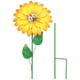 thumbnail image 4 of KAKOWELY Decoración de jardín de flores, decoración de flores de metal para jardín, decoración de flores realista para patio, 4 of 4