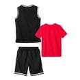 thumbnail image 5 of PUMA Boys’ 3-Piece Active Set (Tank Top, Shorts & T-Shirt) Red,4T, 5 of 8