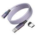 thumbnail image 1 of Línea De Datos De Silicona Líquida Imán Cable De Cargador De Teléfono Cable De Datos Magnéticos De Silicona Líquida Línea De Datos Magnéticos Para Android 3A Cable De Carga ANGGREK Otros, 1 of 1