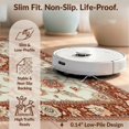 thumbnail image 6 of Design&I 8'x10' Washable Area Rug Sleek Flatweave Pet Friendly Orange Burnt Vintage Scroll Border Ornate Decorative Terracotta for King Size Bedroom, Under Bed, 6 of 7