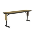 thumbnail image 2 of Adjustable Height 3/4" High Pressure Folding Seminar Table in Fusion Maple, 2 of 5