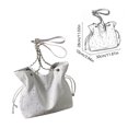 thumbnail image 3 of Leodye 1PCS Large Capacity Star Pattern Cloth Shoulder Bag, Casual Multipurpose Handbag for Daily Shopping and Travel -11.81x3.94x11.02in, 3 of 6