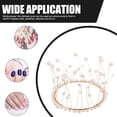 thumbnail image 2 of IFANLANDOR 2pcs Wedding Picture Props Light Yellow Alloy for Display Jewelries Photography, 2 of 4