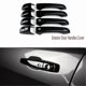 thumbnail image 3 of Glossy Black Exterior Door Handle Set for SUV 2011-2019, 8 Pieces, 3 of 5