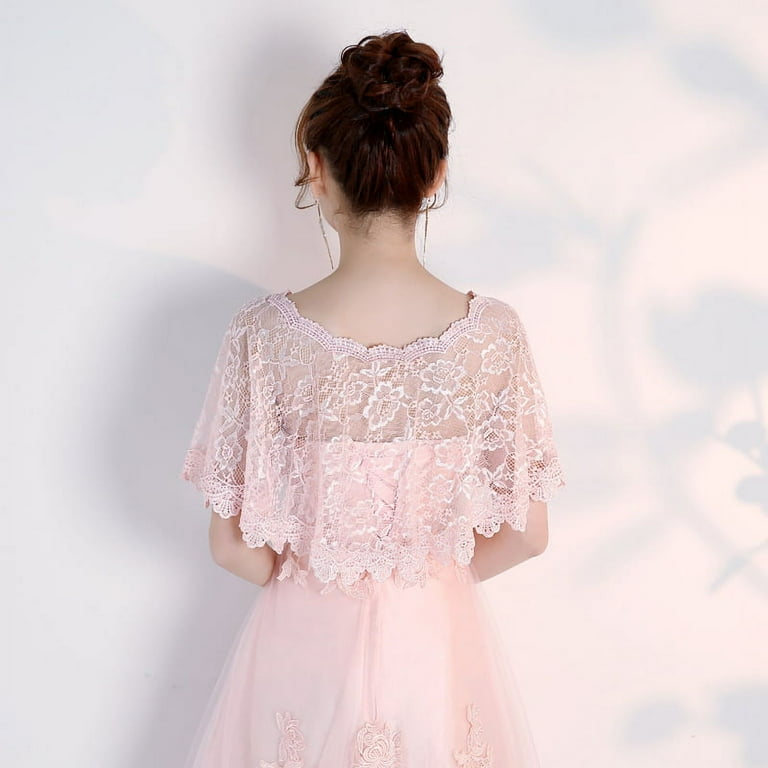 pink shrugs and boleros for evening dresses Lace Pink Shrugs For Weddings Pink Shrugs And Boleros For Evening Dresses  2025