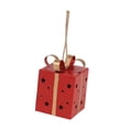 thumbnail image 4 of Adorno Navideño Con Caja De Regalo Iluminada De Hierro Para Restaurante, Guirnalda, Hotel, Color Rojo, 4 of 8