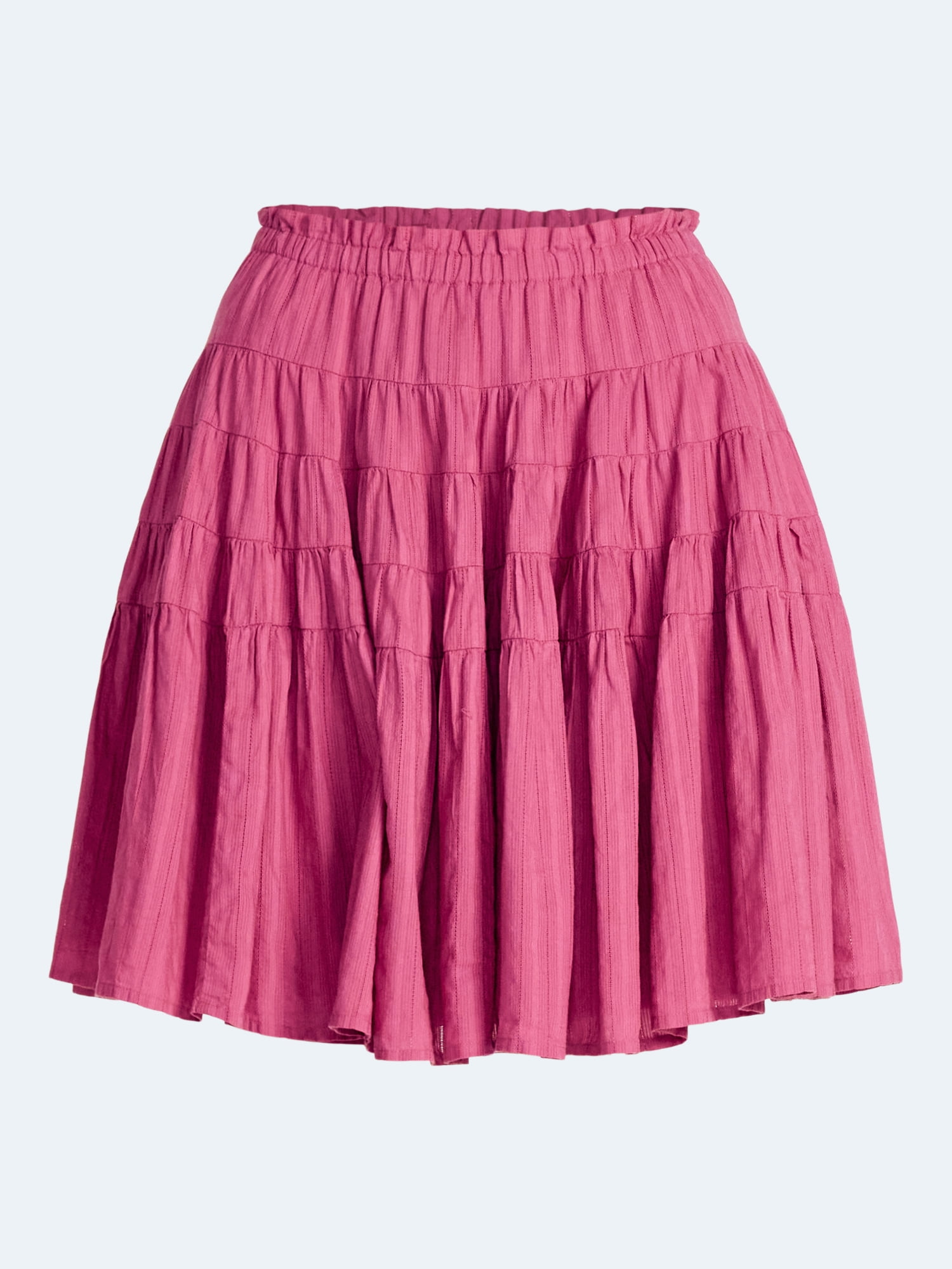 Scoop Women's and Women's Plus ATK Tiered Skirt, Sizes XS-4X