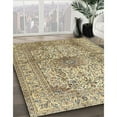 thumbnail image 3 of Ahgly Company Machine Washable Indoor Rectangle Traditional Brown Area Rugs, 7' x 9', 3 of 7