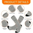 thumbnail image 6 of COMOPIO Heated Socks for Men Women 5000mAh Rechargeable Electric Heating Socks Warm Winter Thermal Socks Electric Battery Socks Foot Warmer(3 Heating Settings), 6 of 8