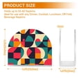 thumbnail image 4 of Yayeee Napkin Holder for Table Kitchen Paper Tissue Organization, Retro Geometric, 4 of 8