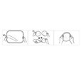 thumbnail image 4 of mmirethe 1 Pair Foldable Car Side Sunshade Auto Window Mesh Curtain Vehicle Sun Visor Sun Shade Cover Mesh Car-Styling, 4 of 8