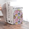 thumbnail image 6 of KLL Cute Donuts Print Wood Book Ends for Shelves,1 Pair Wood Bookends Book Holder Stand Decorative, Book Stoppers for Heavy Duty Books CD File Video Games, 6 of 8