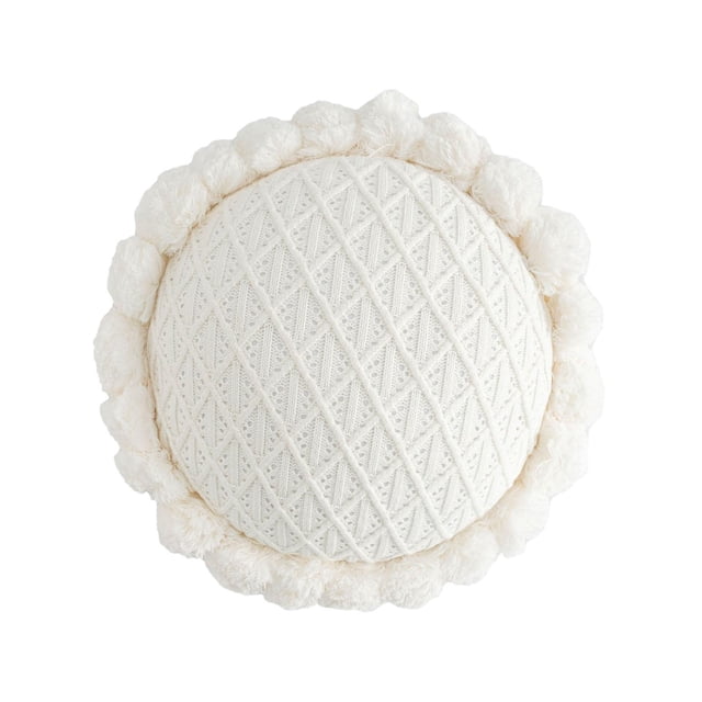 Cojín redondo decorativo para silla, cómodo, suave y multifuncional. Ideal para sofá, comedor, jardín u oficina.