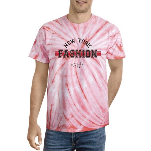 New York Fashion Style Banner Tie Dye Crystal Men -Image by Shutterstock, Male Medium