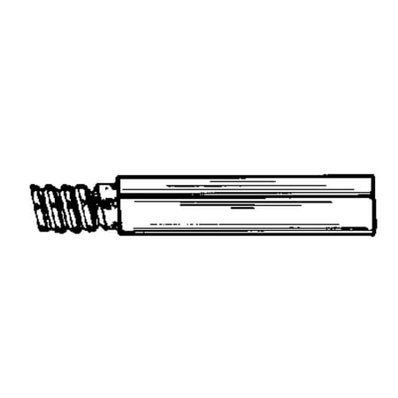 

1 PK Waddell TH5402-Waddell 54 In. Wood Threaded Broom Handle