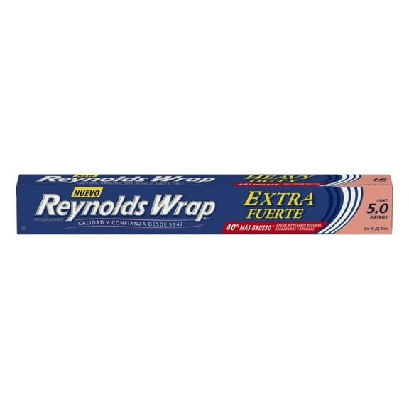 Papel aluminio Reynolds Wrap extra fuerte 5 m