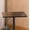 Black + MDF + Metal, variant on Adjustable Height Bar Table with Black Square Top and Metal Base - Space Saving Counter Height Table for Small Kitchen, Dining, and Living Room, 24x24x36 Inches, MDF+Metal