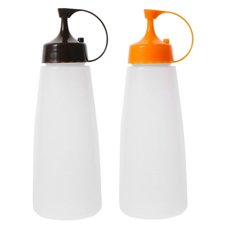 

1 Set 4Pcs Sauce Squeeze Bottles Plastic Tomato Sauce Bottles (Assorted Color)