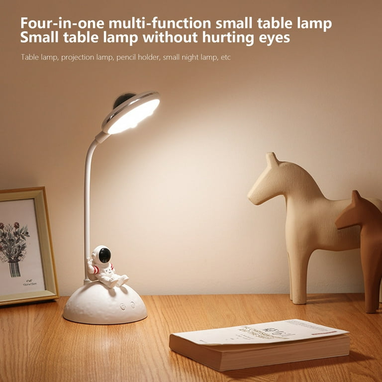 Kids Cute Desk Table Lamp, Rechargeable Portable Aesthetic Desk