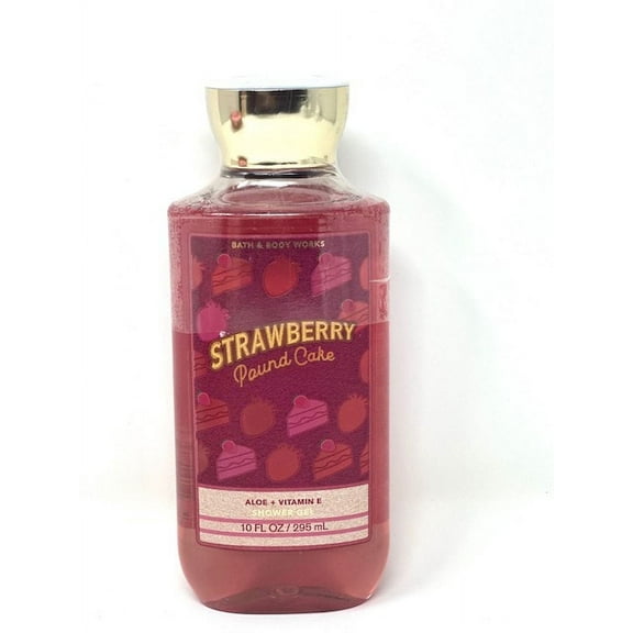 Bath aпd Body Works Strawberry Pound Cake Shower Gel with Vitamin E and Aloe (10 FL Oz)