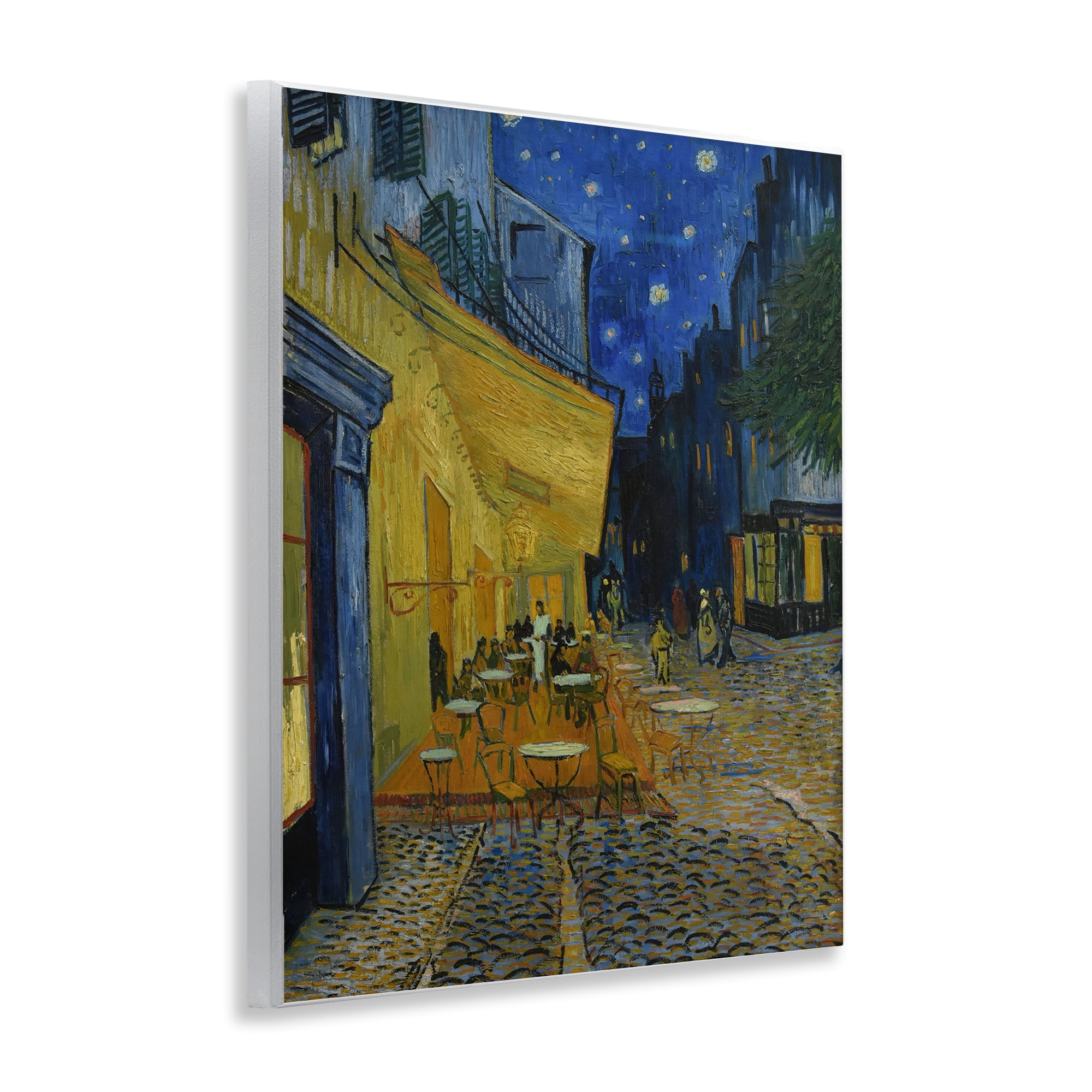 Stupell Industries Van Gogh Café Terrace at Night Scenic & Cityscapes Painting Unframed Art Print Wall Art, 11 x 14